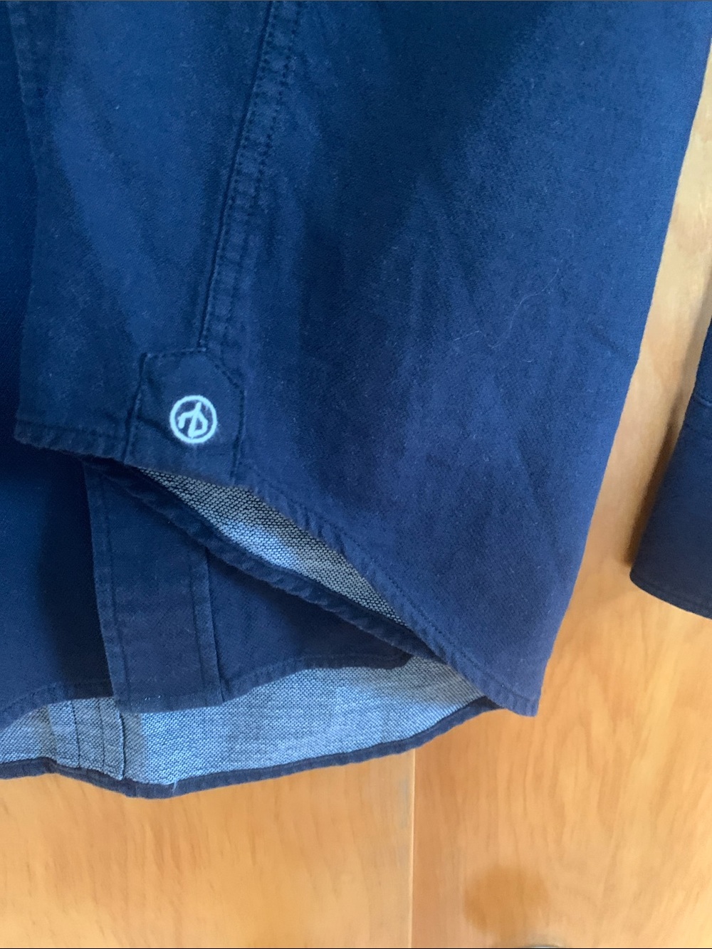 Rag & Bone 100% Cotton Dark Navy Button-Down sz XL Quiet Luxury Preppy classic - Picture 6 of 8